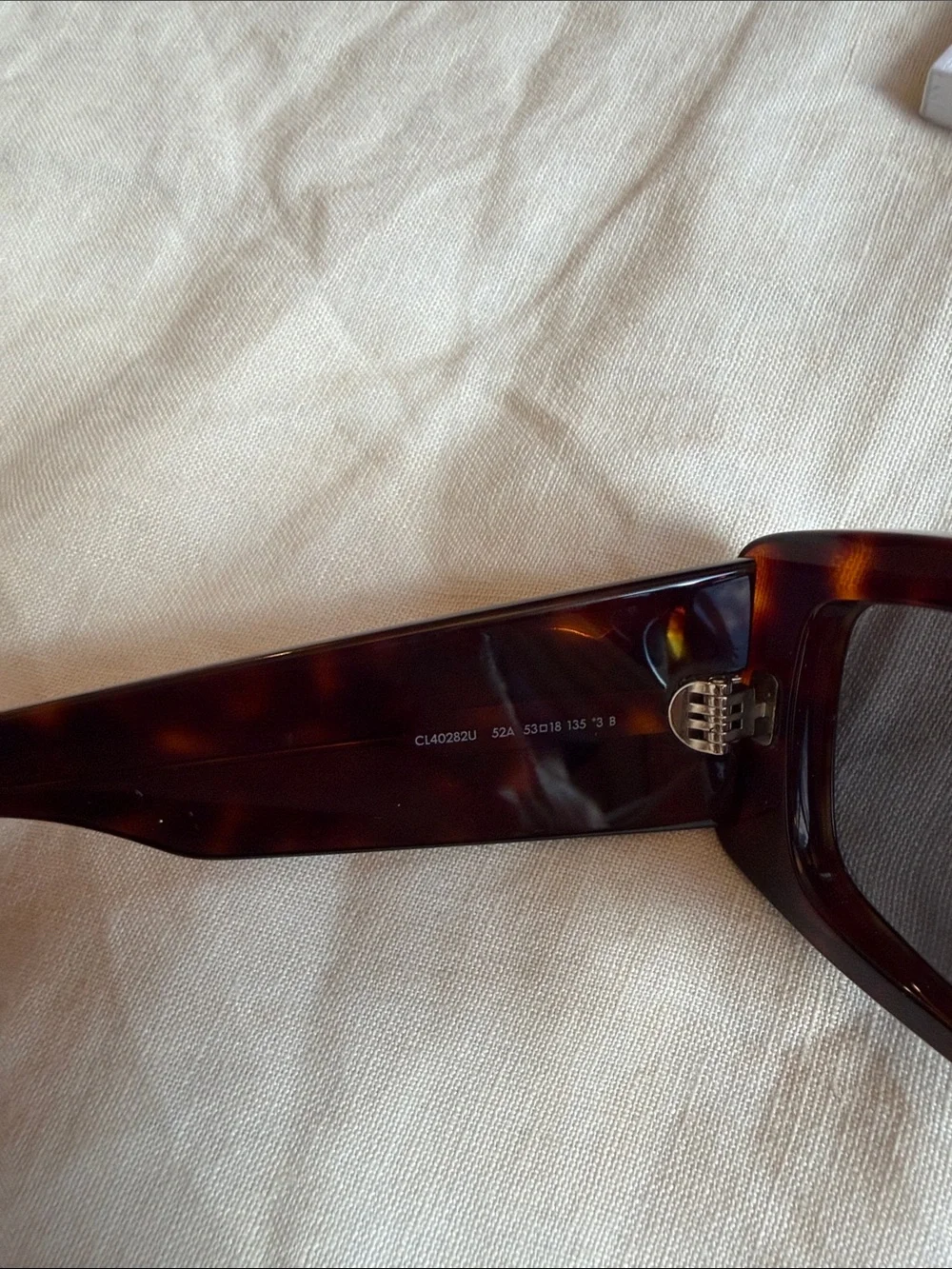 CELINE Triomphe Maxi Brown Tortoise - CL40282U 52-18-135 - Picture 5 of 12